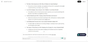 Prompt 2 - blog ideas