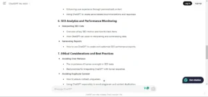 Prompt 5- ChatGPT outline