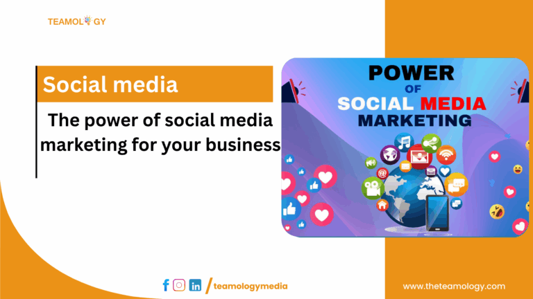 The power of social media marketing for your business - Teamology