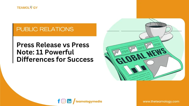 Web Press Note Press Release vs Press Note: 11 Key Differences for Success